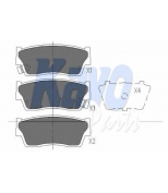 KAVO PARTS - KBP8503 - К-т торм. колодок Fr Suzuki X-90 95-